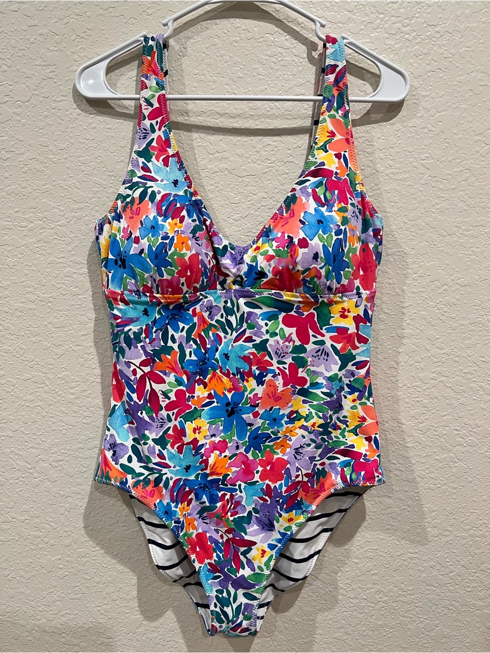 NWT TOMMY BAHAMA Multicolor Reversible One Piece Swimsuit